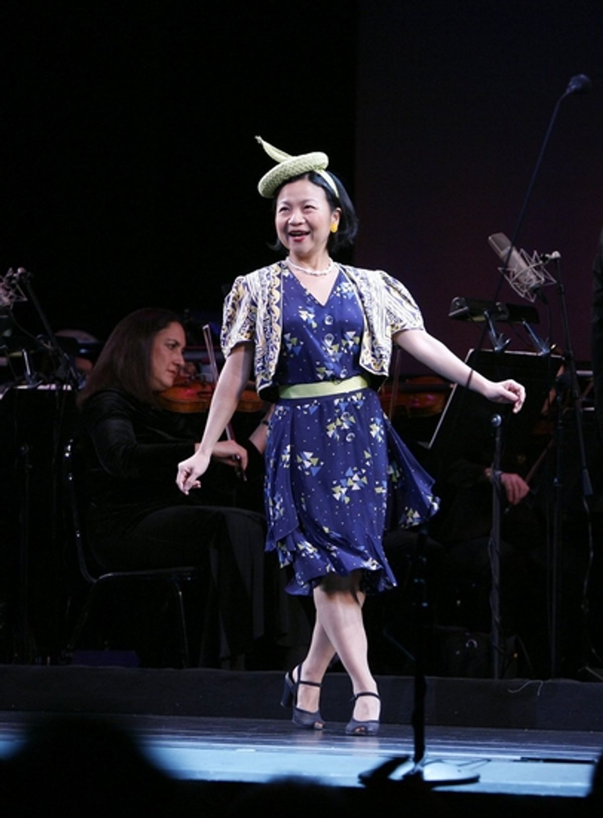 Julyana Soelistyo at ON THE TOWN Curtain Call
