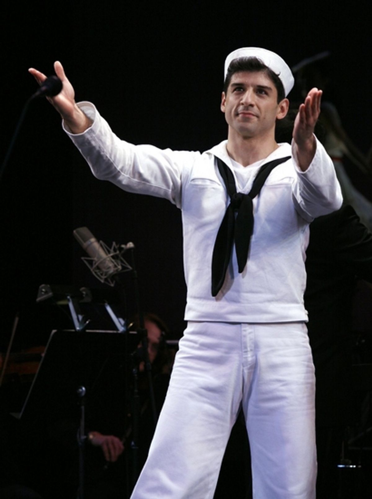Tony Yazbeck at ON THE TOWN Curtain Call