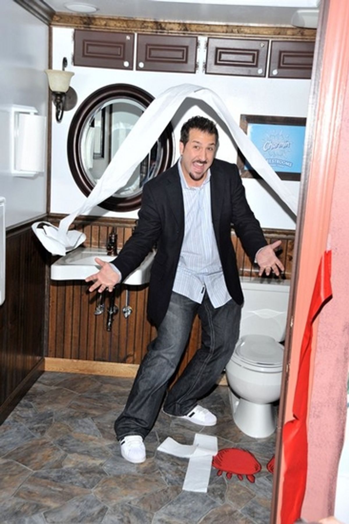 Joey Fatone at Joey Fatone Inaugurates NYC Toilets