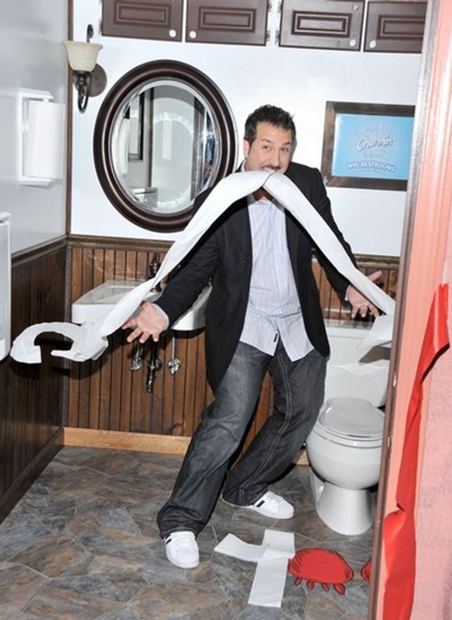 Photo Coverage: Joey Fatone Inaugurates NYC Toilets Image