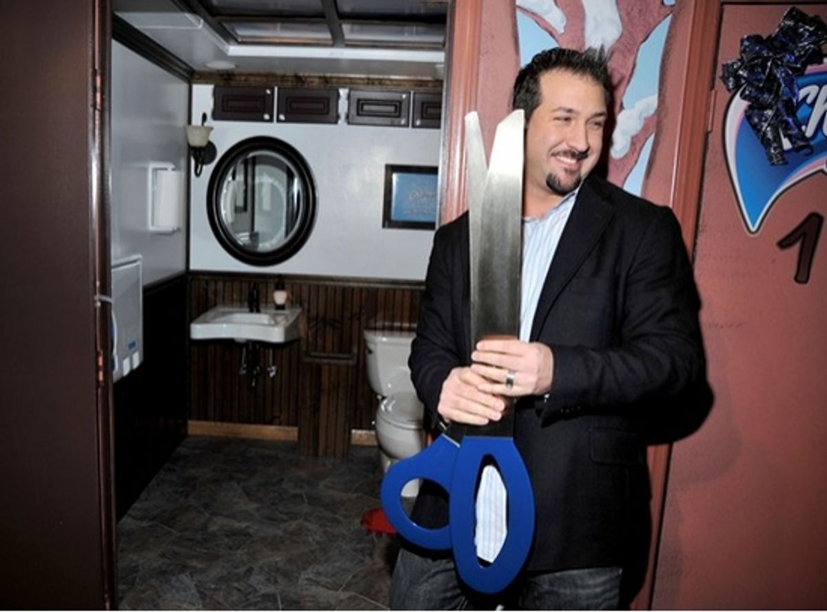 Joey Fatone at Joey Fatone Inaugurates NYC Toilets