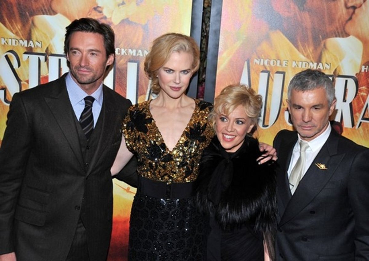 Hugh Jackman, Nicole Kidman, Catherine Martin and Baz Luhrmann at 