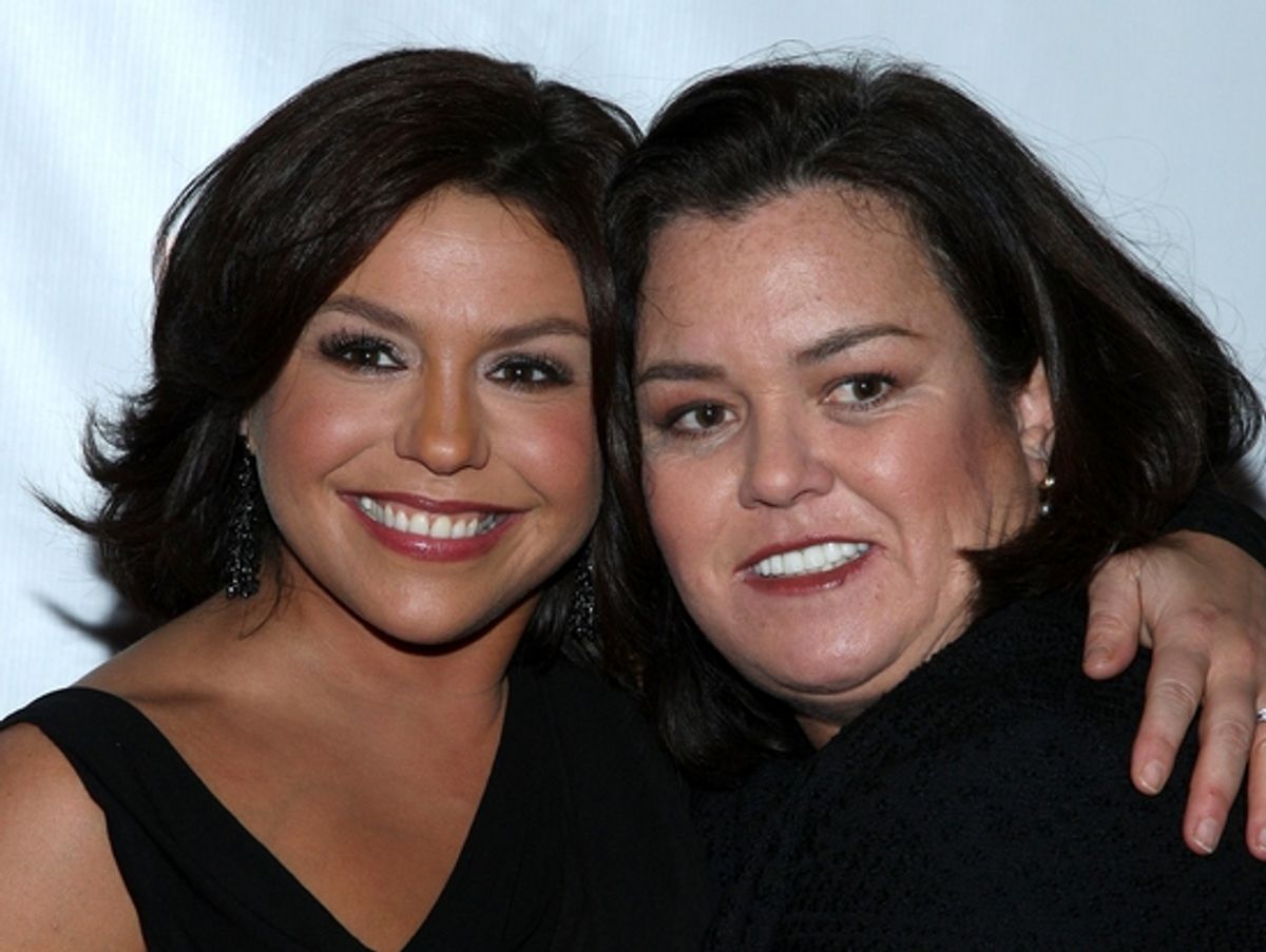 Rachael Ray and Rosie O\'Donnell at 