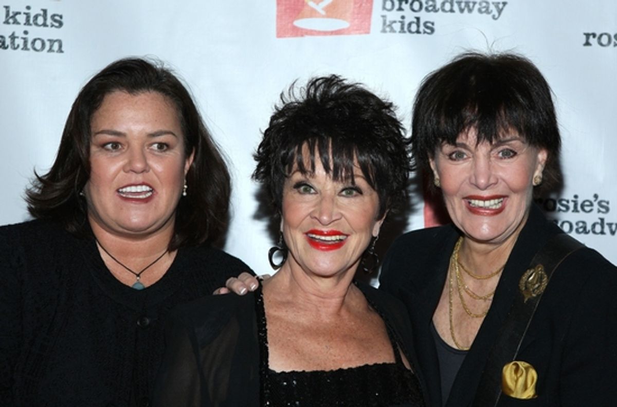 Rosie O\'Donnell, Chita Rivera and Linda Dano at Rosie's Gala: Building Dreams for Kids Honors Rivera