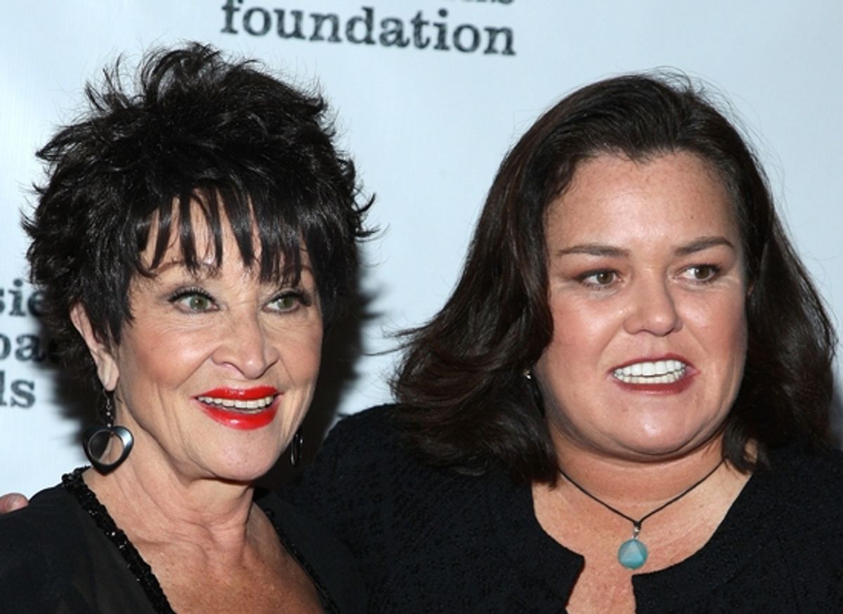 Chita Rivera and Rosie O\'Donnell at 