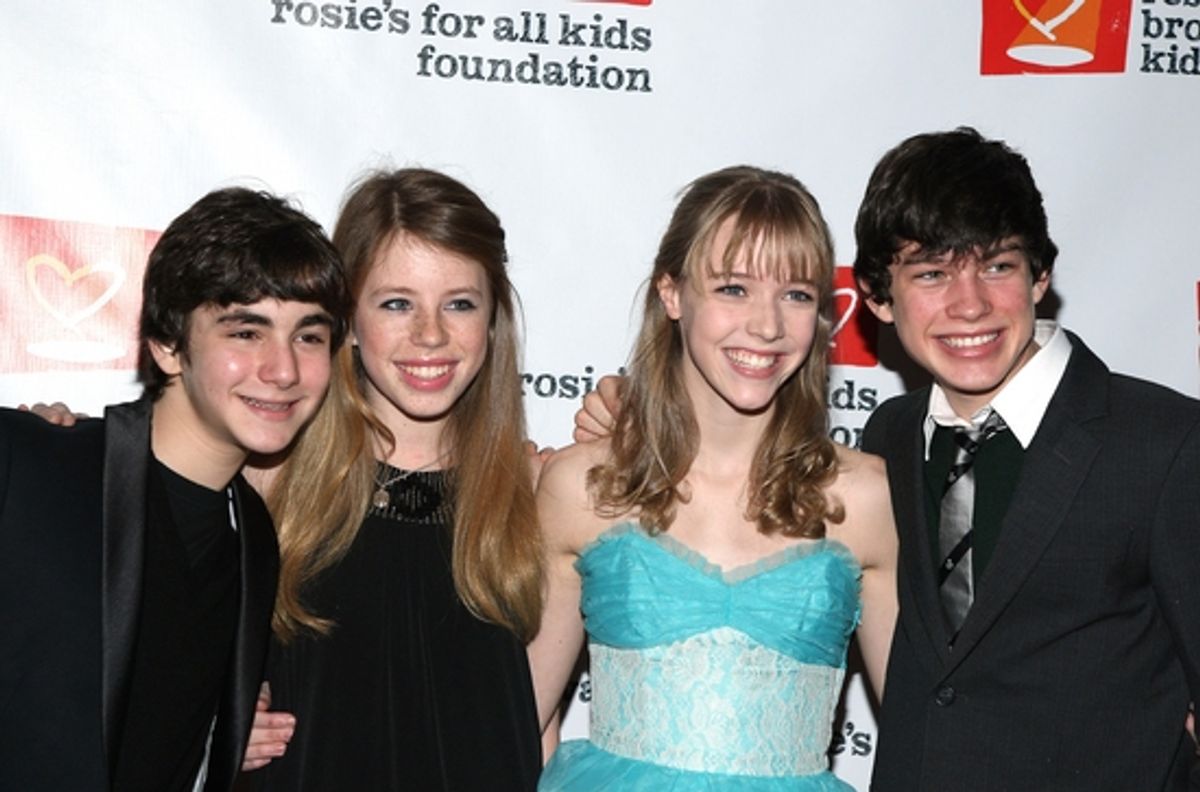 Aaron Simon Gross, Allie Trimm, Delaney Moro, and Graham Phillips at 