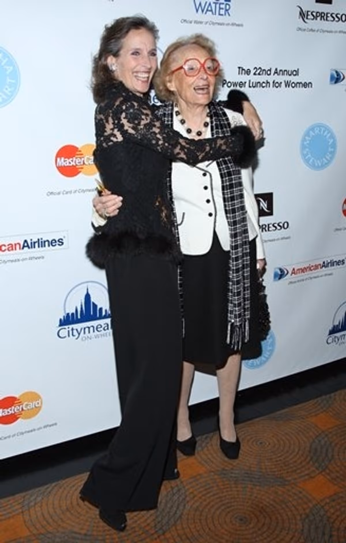 Andrea Marcovicci and Helen Marcovicci at City Meals-on-Wheels Power Lunch for Women
