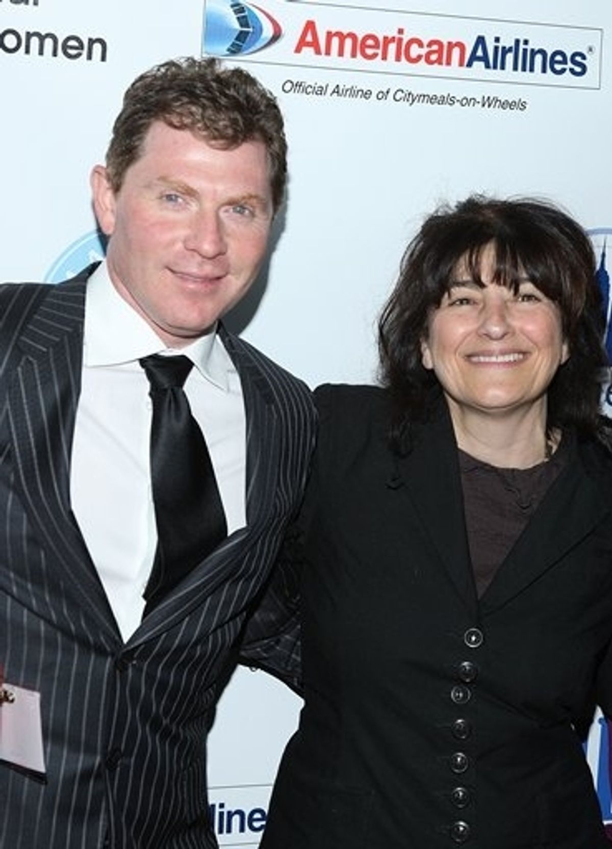 Bobby Flay and Ruth Reichl at City Meals-on-Wheels Power Lunch for Women