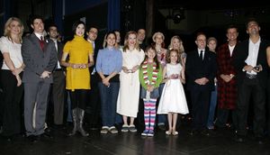 The cast of White Christmas cheer on Ritchie Mastascusa Photo