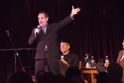 Jason Graae and Stephen Schwartz Photo