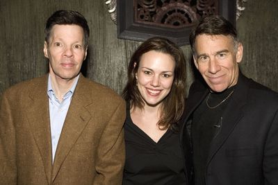 Micheal Kerker, Musical Director Georgia Stitt and Stephen Schwartz Photo