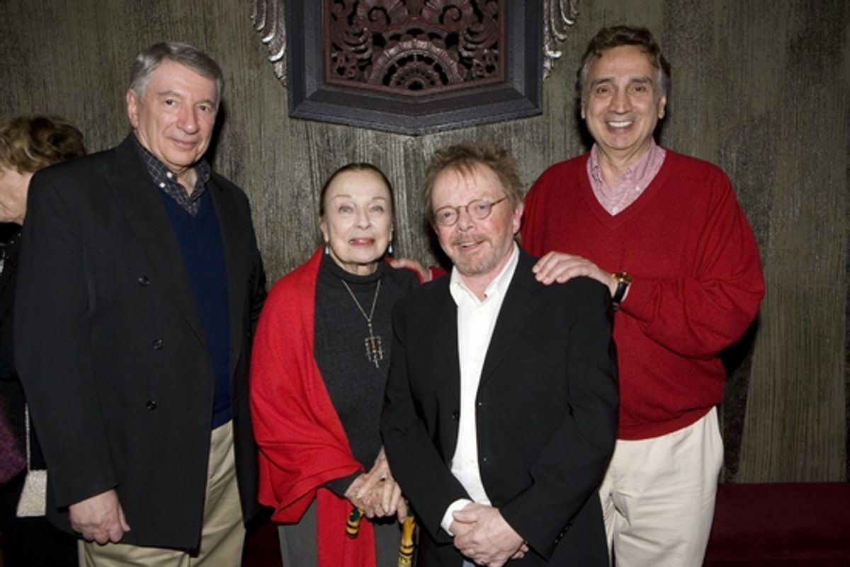 Martin Wiviott, Patricia Morison, Paul Williams and John Bowab at 