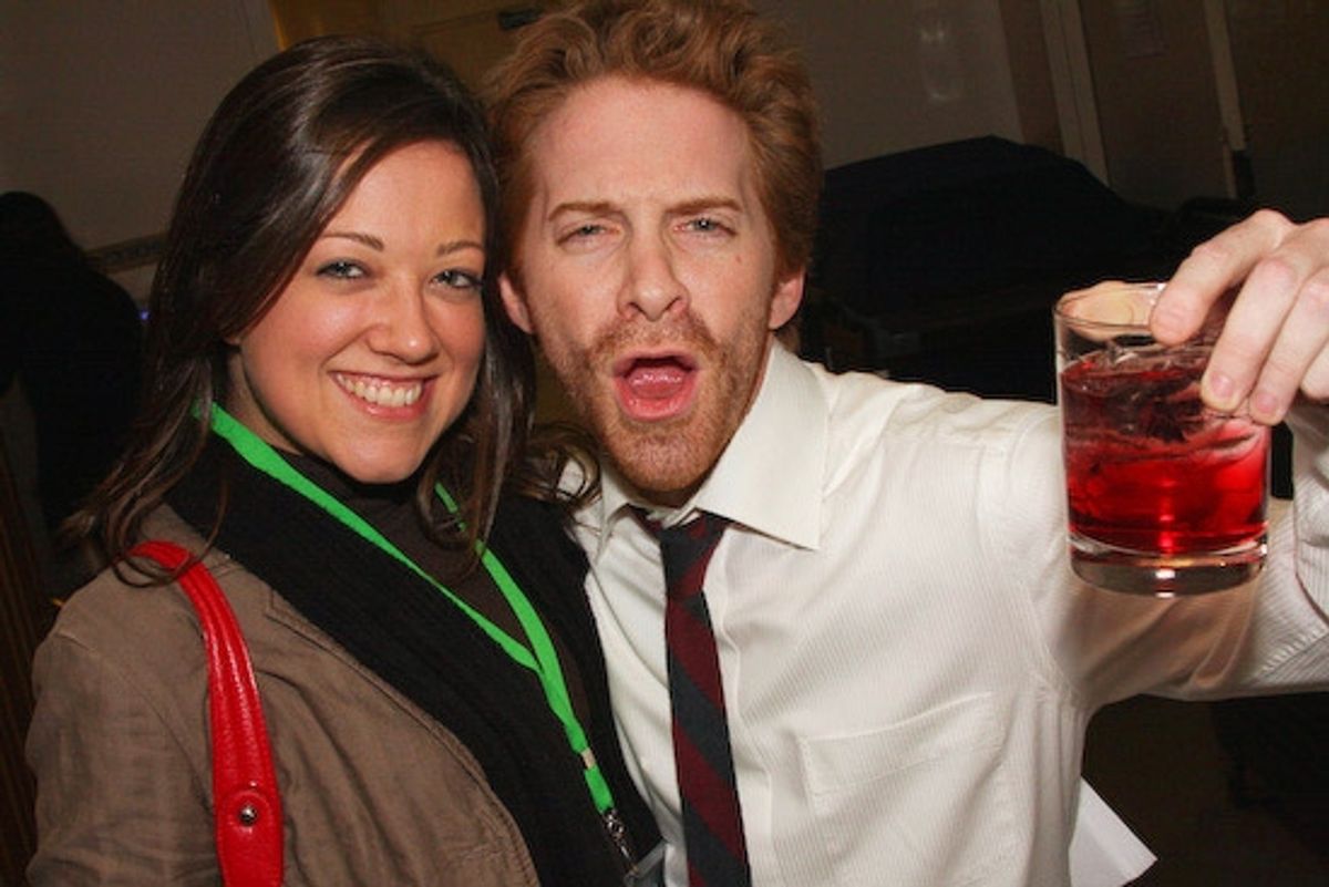 Seth Green with Elizabeth Free at FAMILY GUY SINGS! at Carnegie Hall