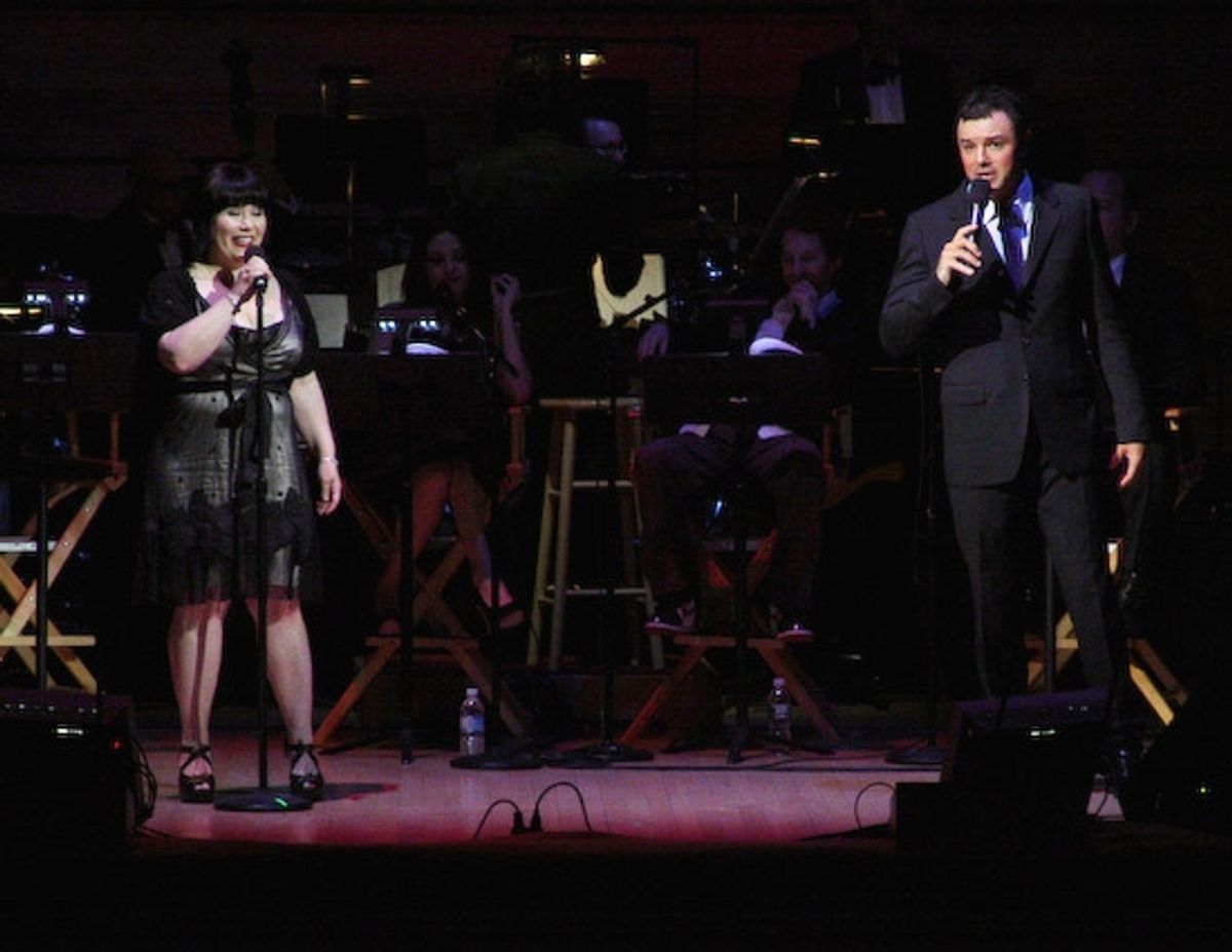 Alex Borstein and Seth MacFarlane at FAMILY GUY SINGS! at Carnegie Hall