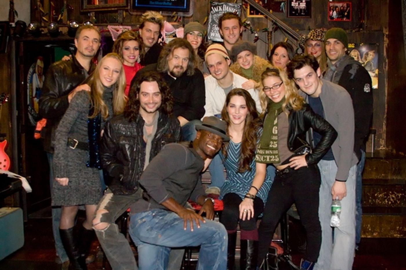 Photo Coverage: Taye Diggs Visits ROCK OF AGES  Image