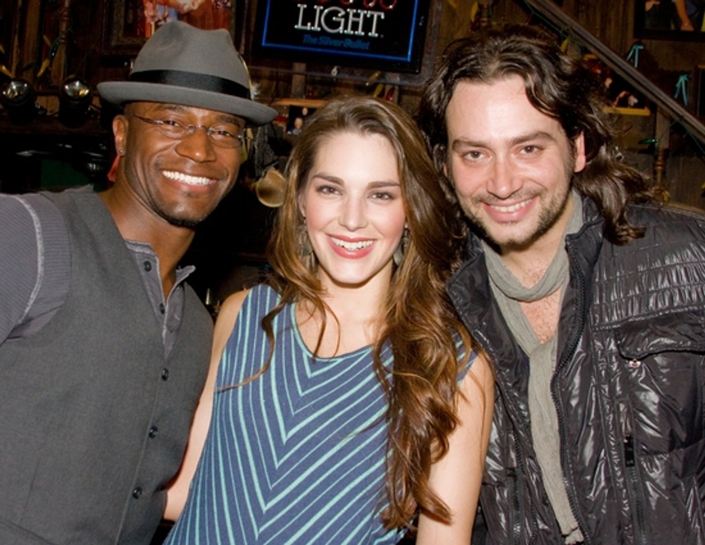 Photo Coverage: Taye Diggs Visits ROCK OF AGES  Image
