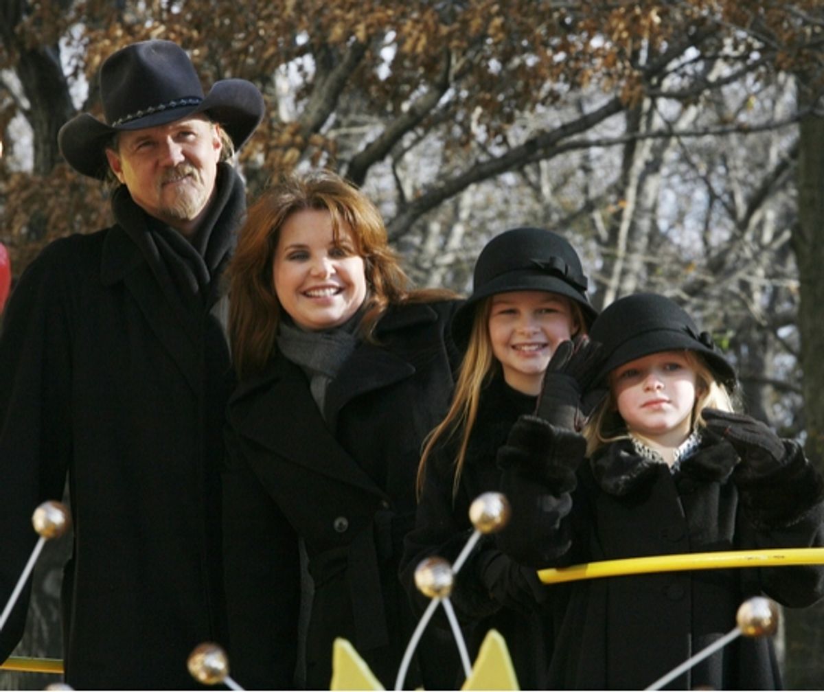 Trace Adkins and family at The 82nd Annual Macy's Thanksgiving Day Parade Part I