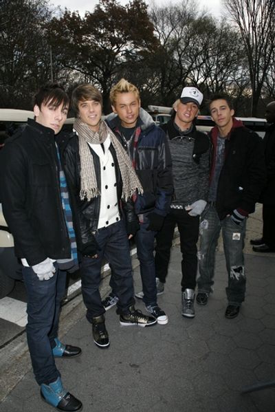 Varsity FanClub - David Brandt, Thomas Fiss, Drew Scott, Jayk Purdy and Bobby Edner Photo