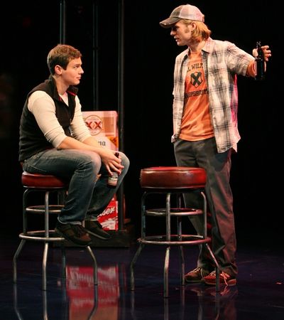 Jonathan Groff and Zachary Booth Photo