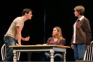 Jonathan Groff, Cassie Beck, and Michele Pawk @ BroadwayWorld Jonathan Groff, Cassie Beck, and Michele Pawk Photo