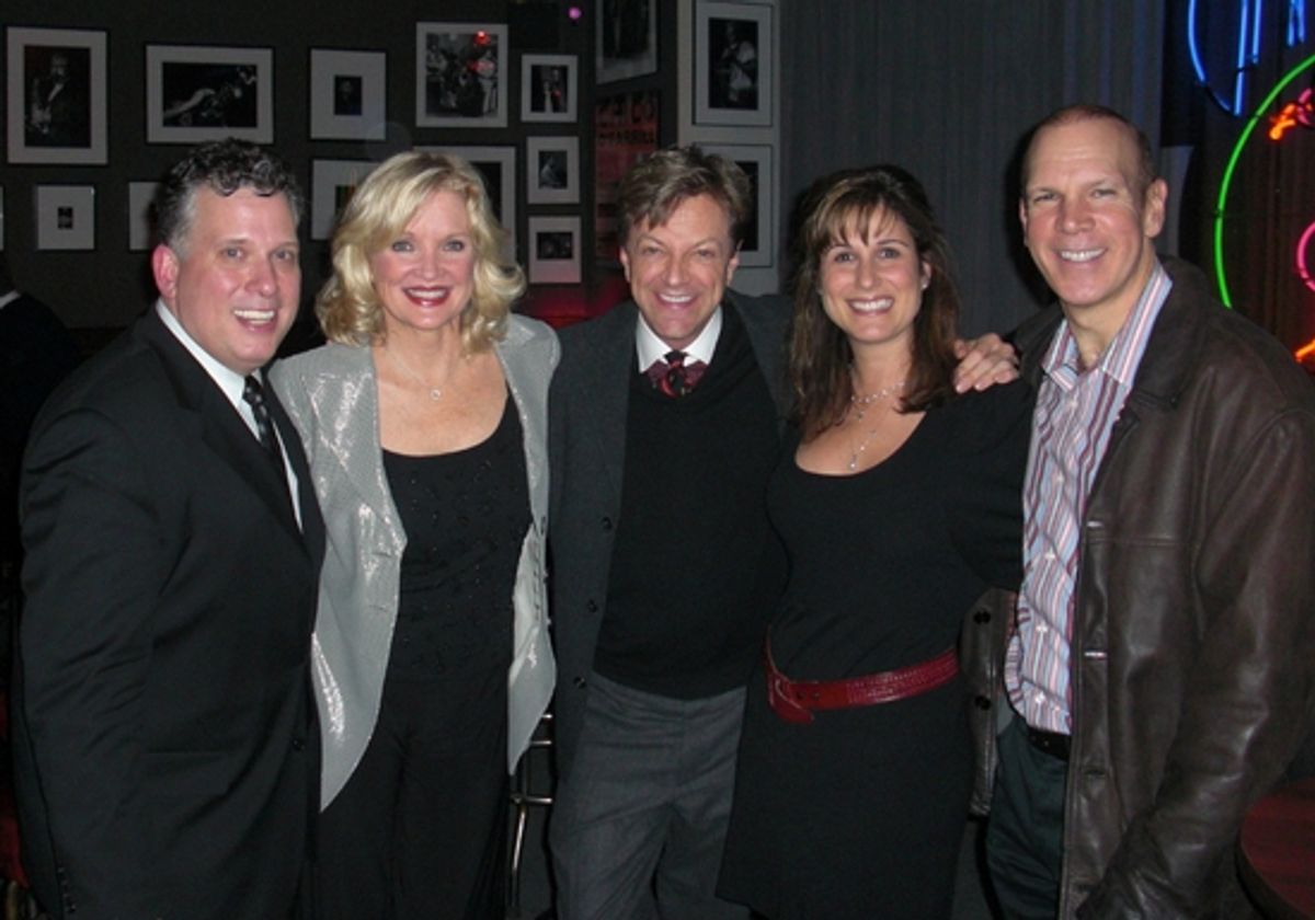 Billy Stritch, Christine Ebersole, Jim Caruso, Stephanie J. Block and David Zippel at 