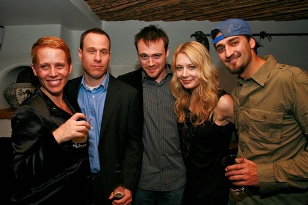 Lucie Tiberghien, Stephen Belber, Kevin O'Donnell, Jennifer Mudge and Donnie Keshawar Photo