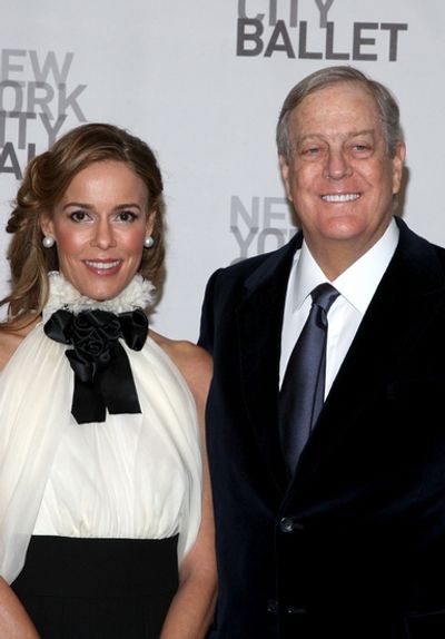 Julia Koch and David Koch Photo
