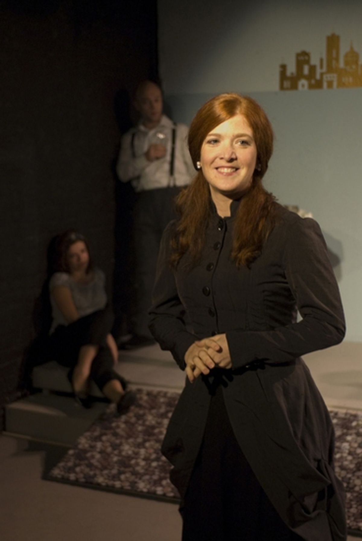 Ilana Faust and the cast of Lady With a Lapdog at 