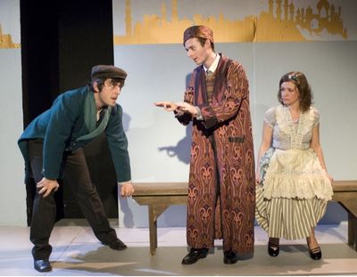 Neal Starbird, Matthew Sherbach, and Kristina Klemetti in The Proposal Photo