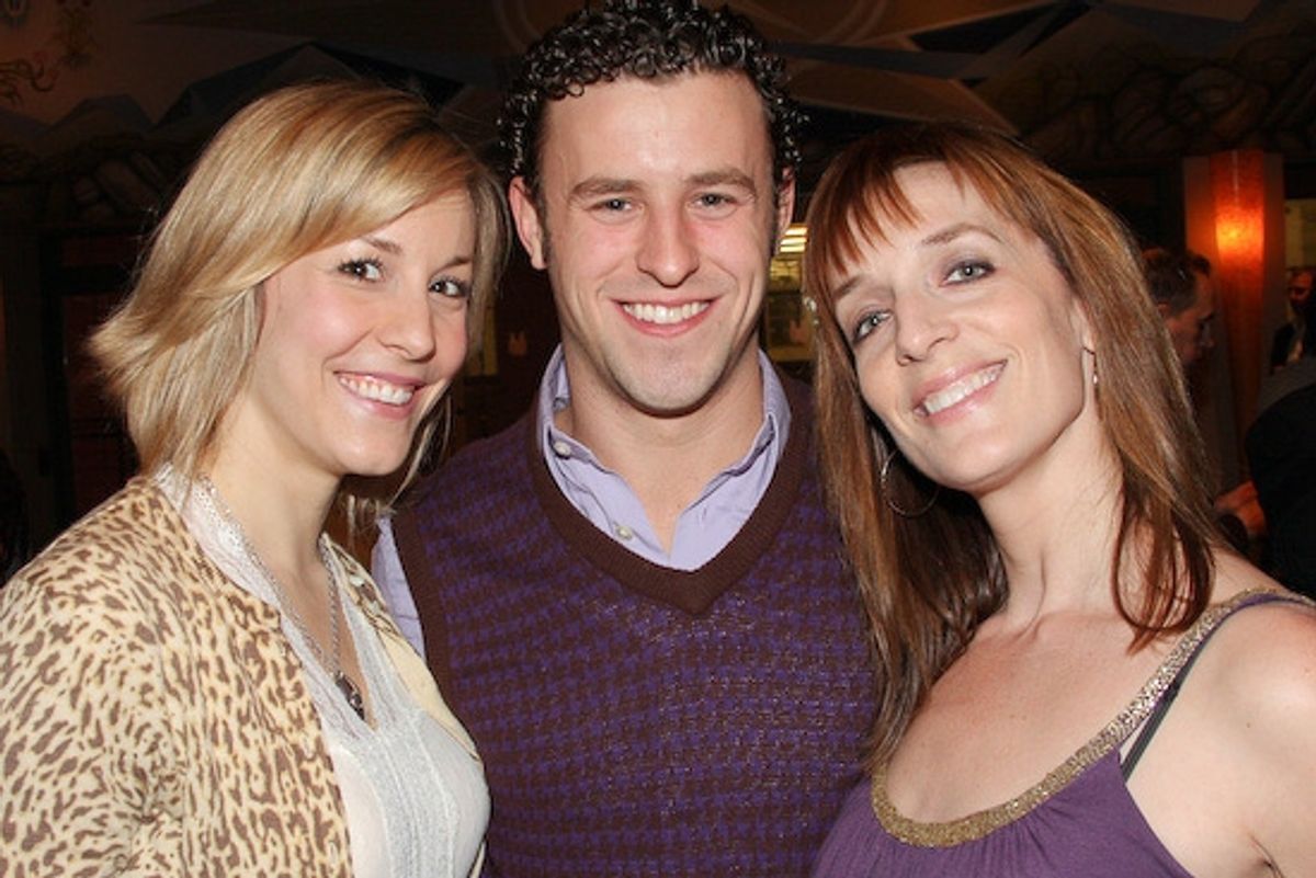 Brittany Marcin, Christopher Spaulding, and Julia Murney at Fred Ebb Awards Honor Adam Gwon