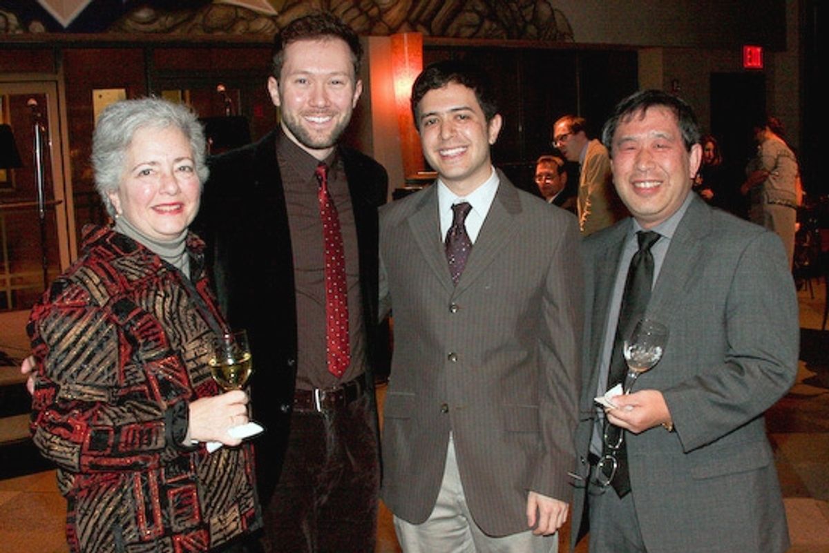 Adam Gwon with family at Fred Ebb Awards Honor Adam Gwon