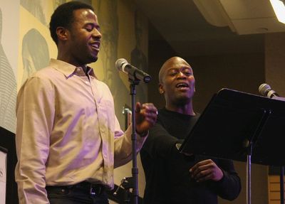 Marcus Paul James and Tituss Burgess Photo