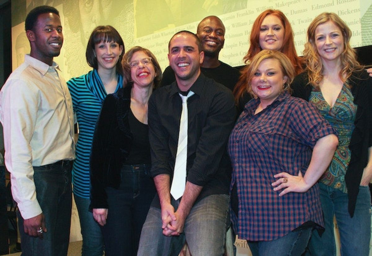 Marcus Paul James, Natalie Weiss, Jackie Hoffman, Scott Alan, Tituss Burgess, Carly Jibson, Katie Thompson, and Jackie Hoffman at 