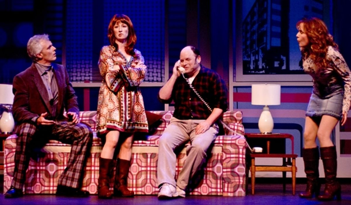 From Left to Right: Patrick Cassidy, Vicki Lewis, Jason Alexander, and Lea Thompson at 