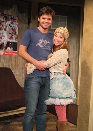 Hunter Foster and wife Jennifer Cody Photo