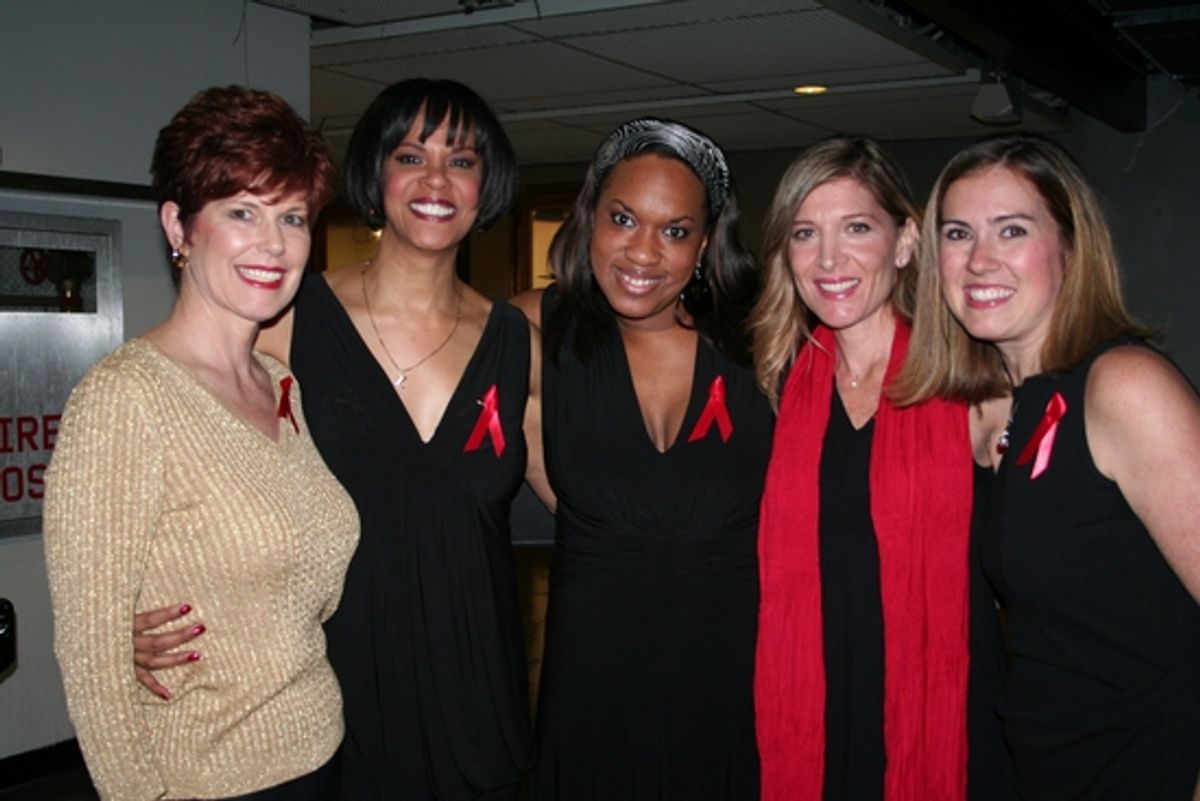 Barbara Porteus, Terry Burrell, Allison Blackwell, Catherine Porter and Holly Hylton at 