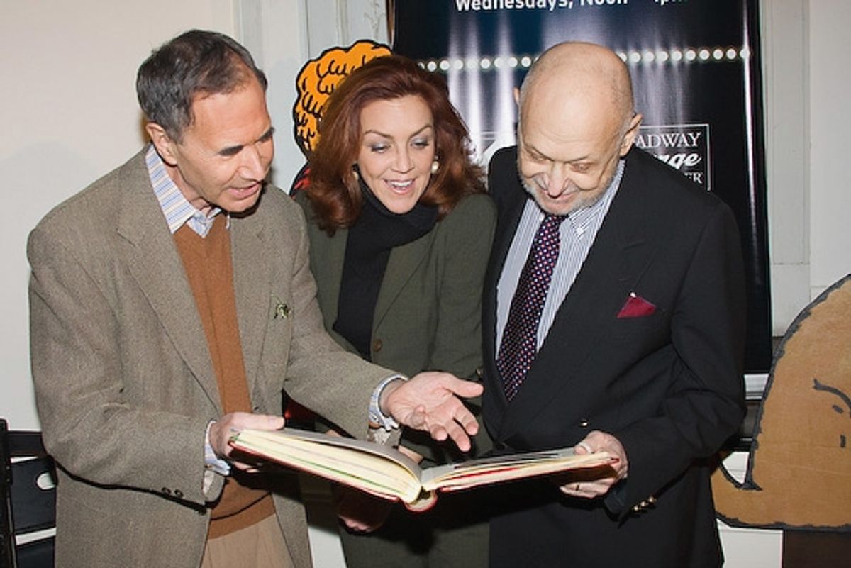 Freddie Gershon, Andrea McArdle, and Charles Strouse at 'All About ANNIE' at SIRIUS Live on Broadway