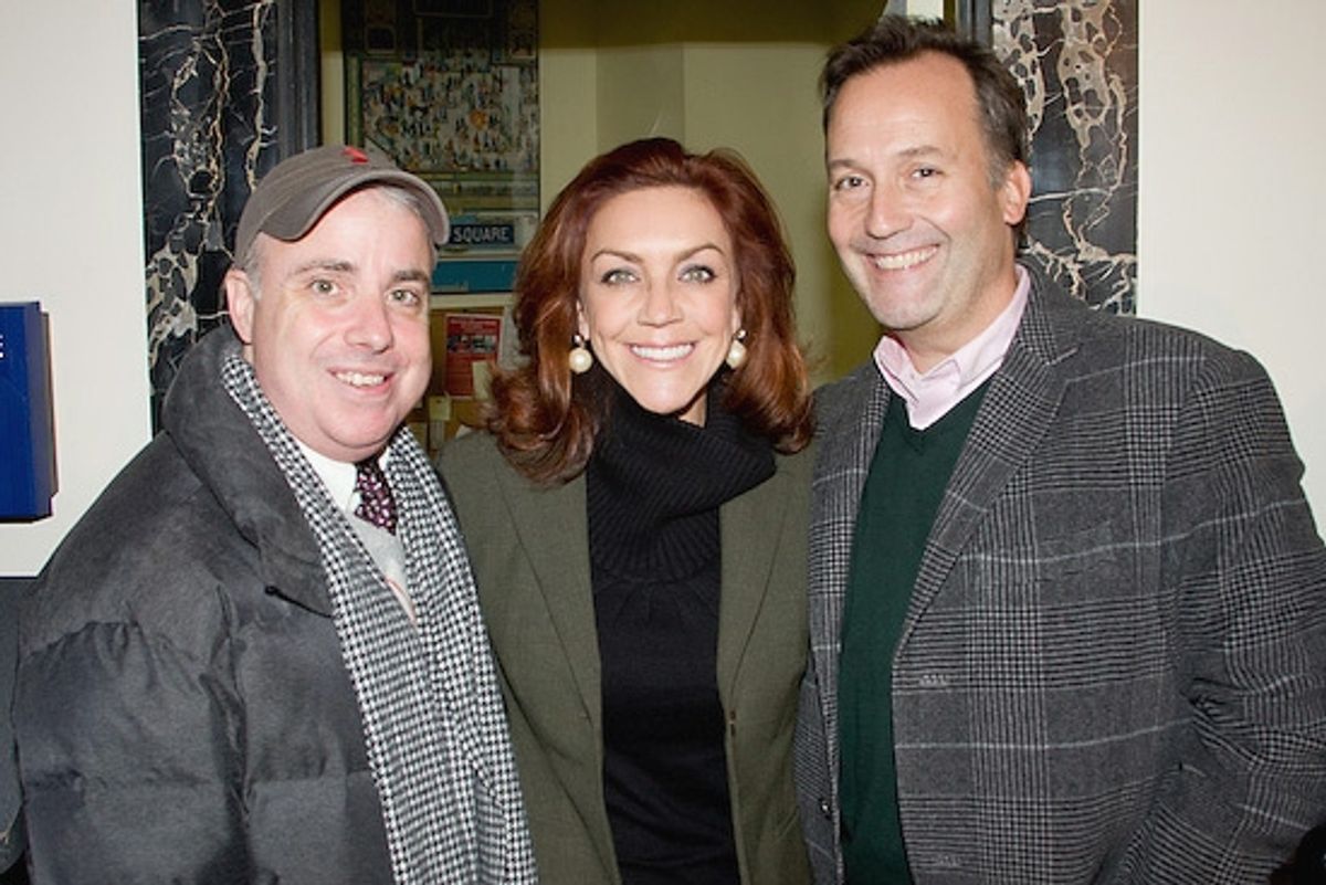 Andrea McArdle with Bobby McGuire and Frank Conway from Broadway Cares / Equity Fights AIDS at 