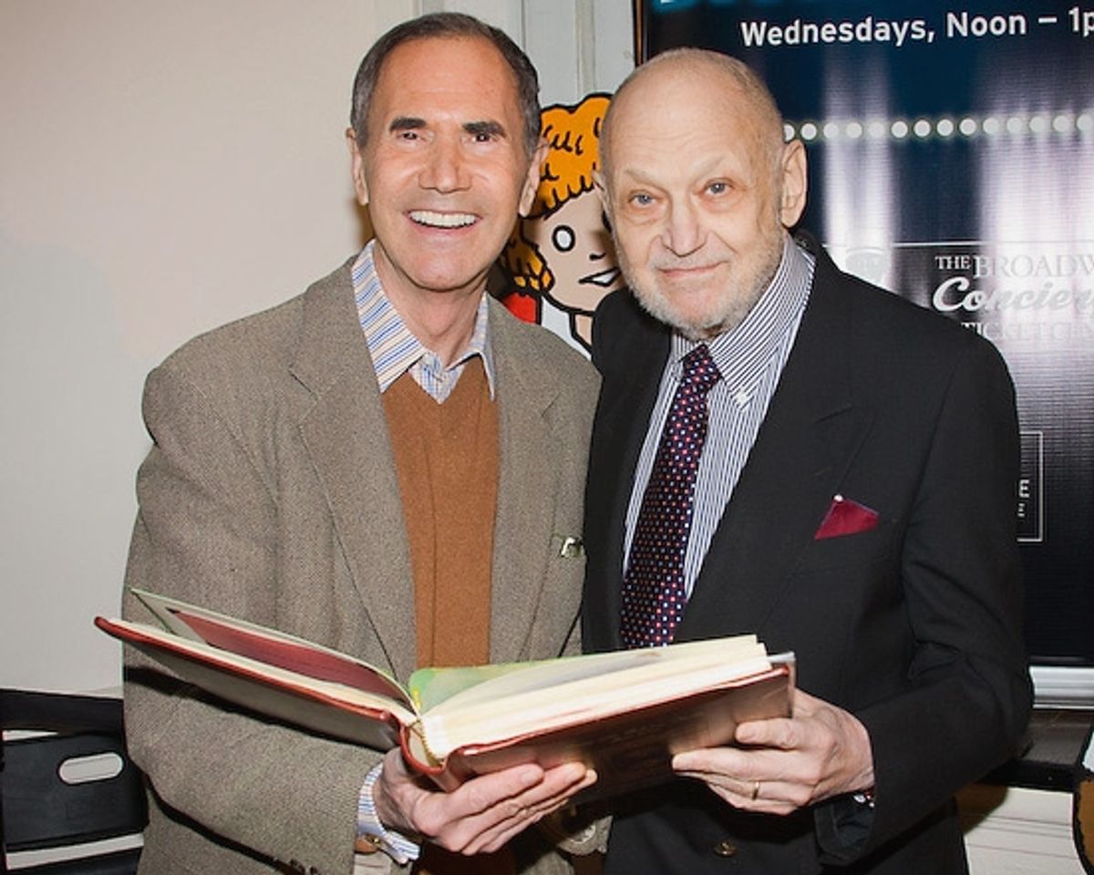 Freddie Gershon and Charles Strouse at 'All About ANNIE' at SIRIUS Live on Broadway