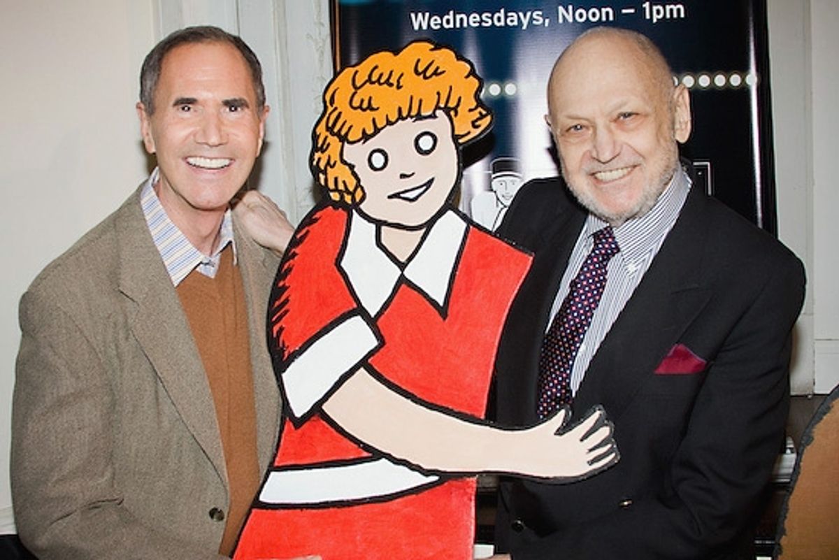 Freddie Gershon and Charles Strouse at 'All About ANNIE' at SIRIUS Live on Broadway