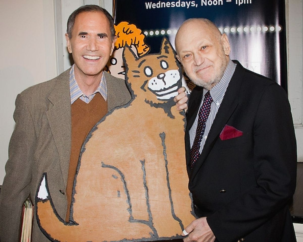 Freddie Gershon and Charles Strouse at 'All About ANNIE' at SIRIUS Live on Broadway