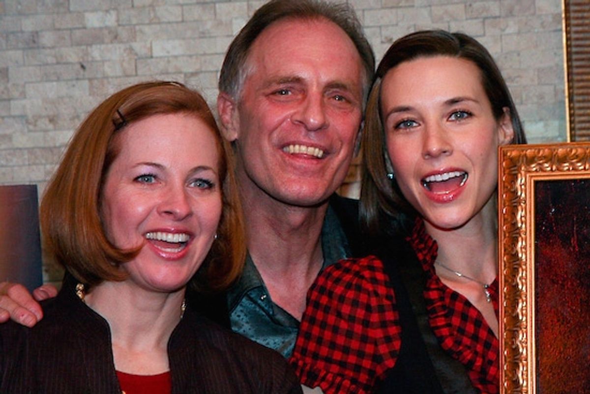 Kathleen McNenny, Keith Carradine, and wife Hayley Dumond at 