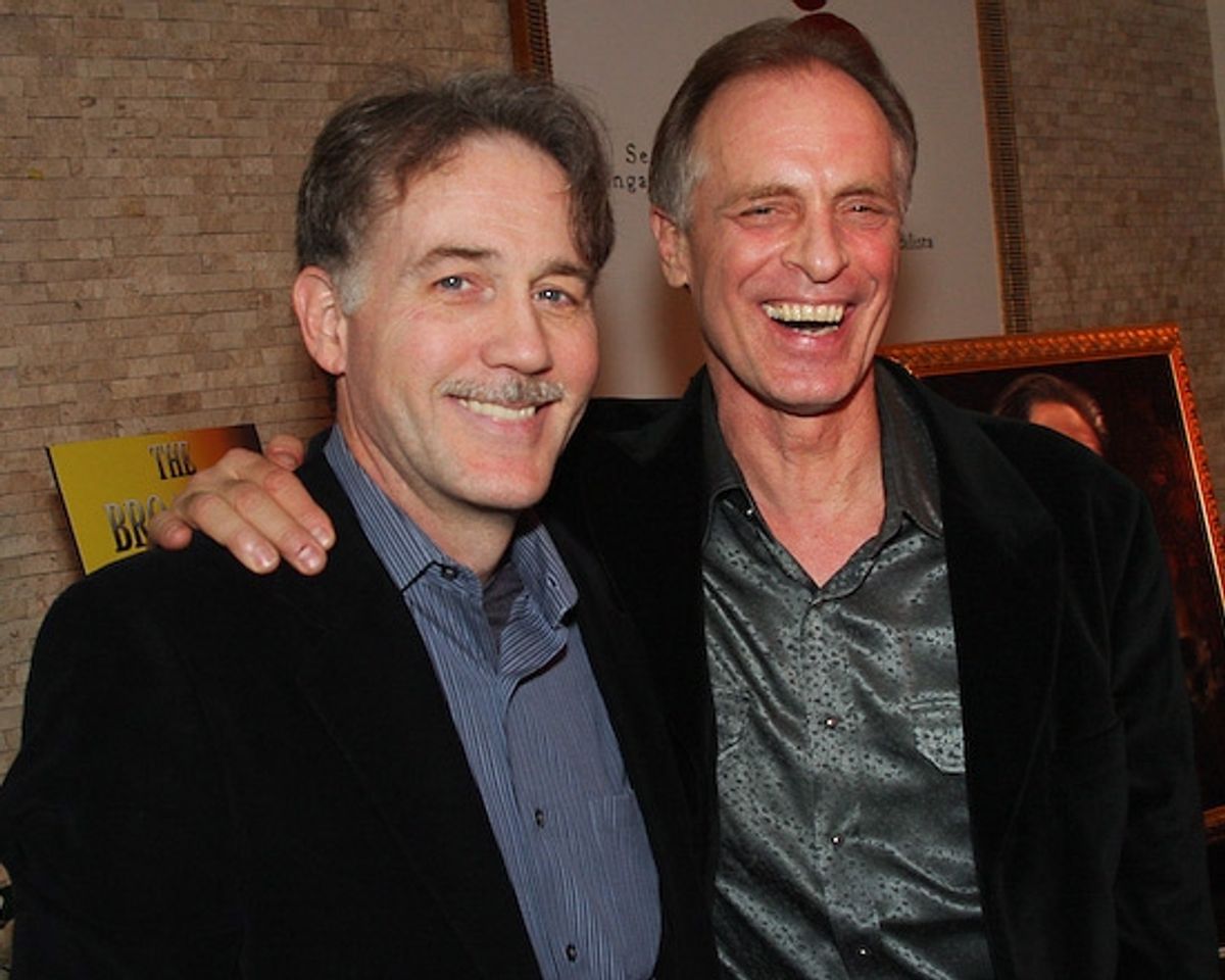 Boyd Gaines and Keith Carradine at Keith Carradine Portrait Unveiled at Tony's DiNapoli