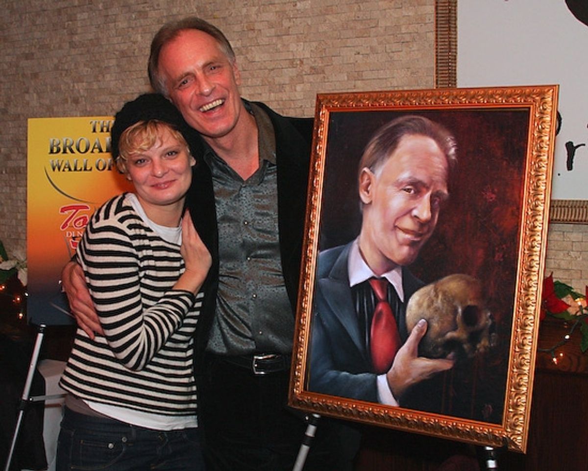 Martha Plimpton and Keith Carradine at Keith Carradine Portrait Unveiled at Tony's DiNapoli