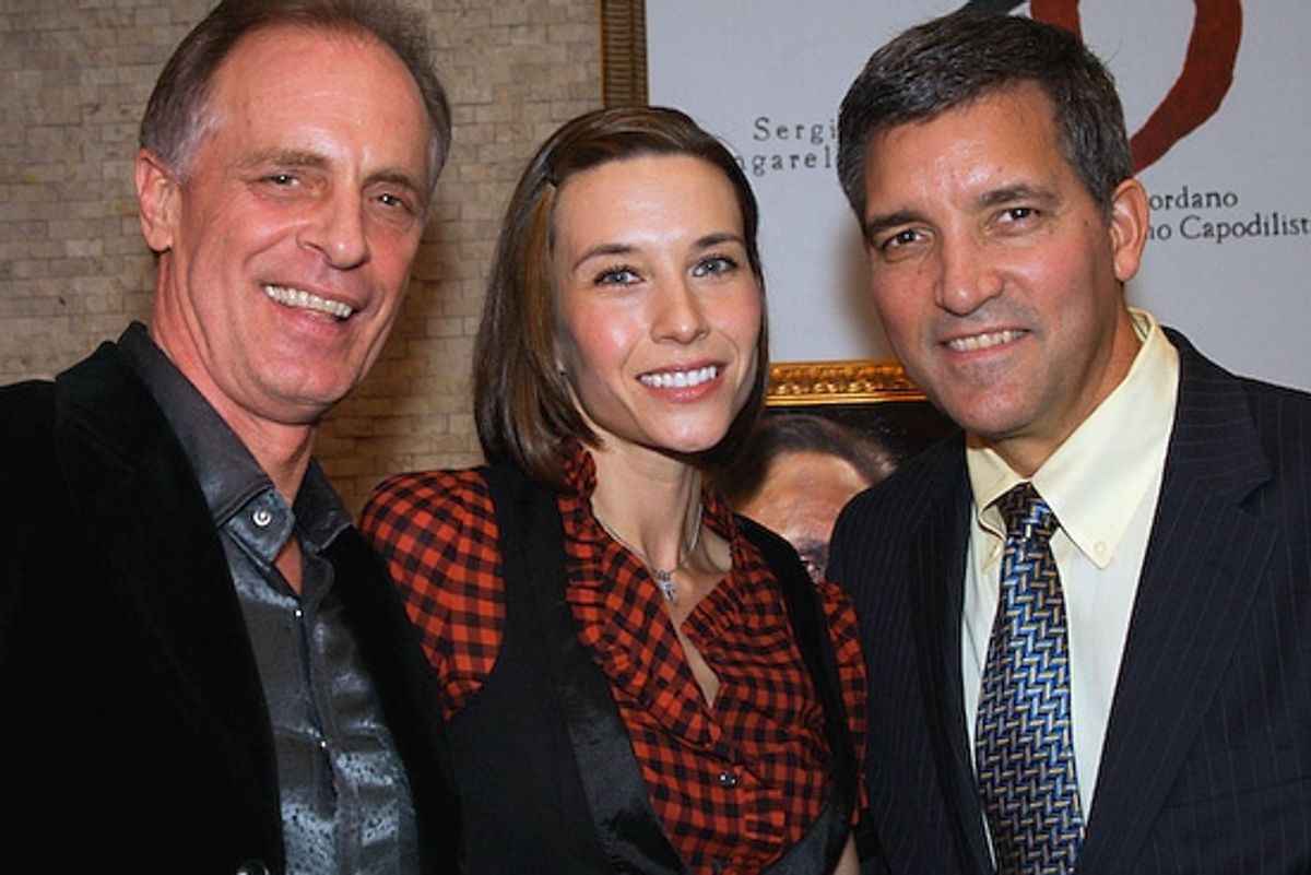 Keith Carradine, Hayley Dumond, and Bruce Dimpflmaier at 