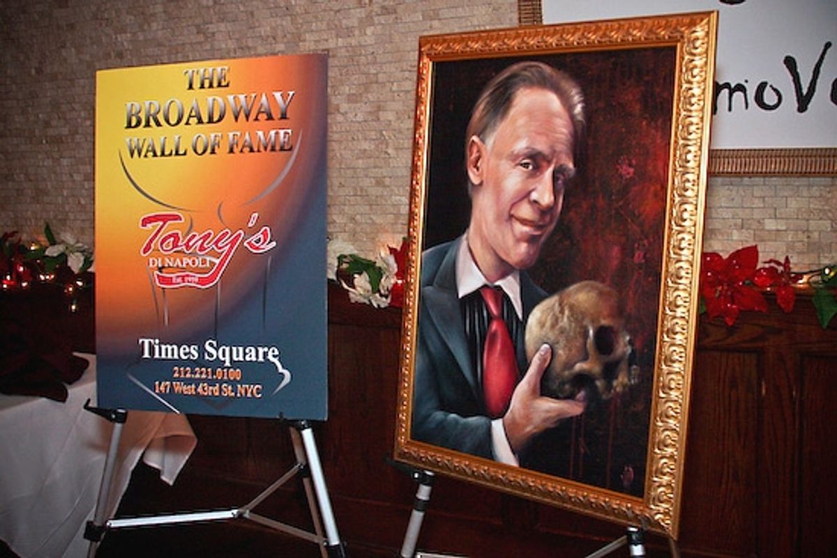 Keith Carradine portrait unveiling at Tony D'Napoli's at Keith Carradine Portrait Unveiled at Tony's DiNapoli