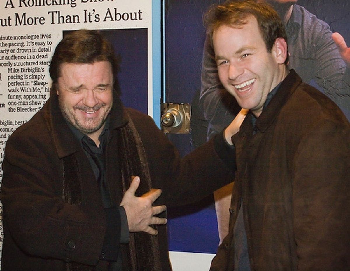 Nathan Lane and Mike Birbiglia at 