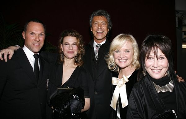 Scott Forrest, Sandra Bernhard, Tommy Tune, Christine Ebersole and Michele Lee Photo