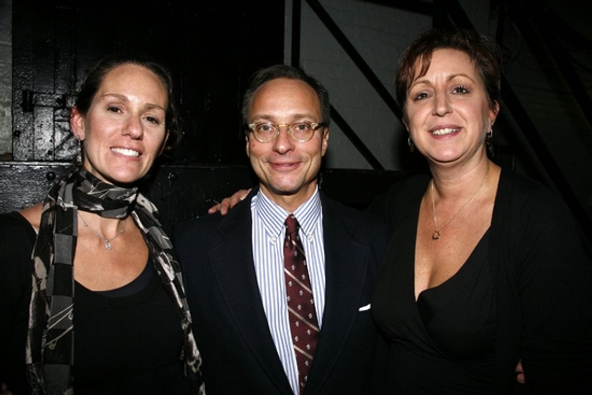 Peter Cromarty and Liza Zay with guest at 