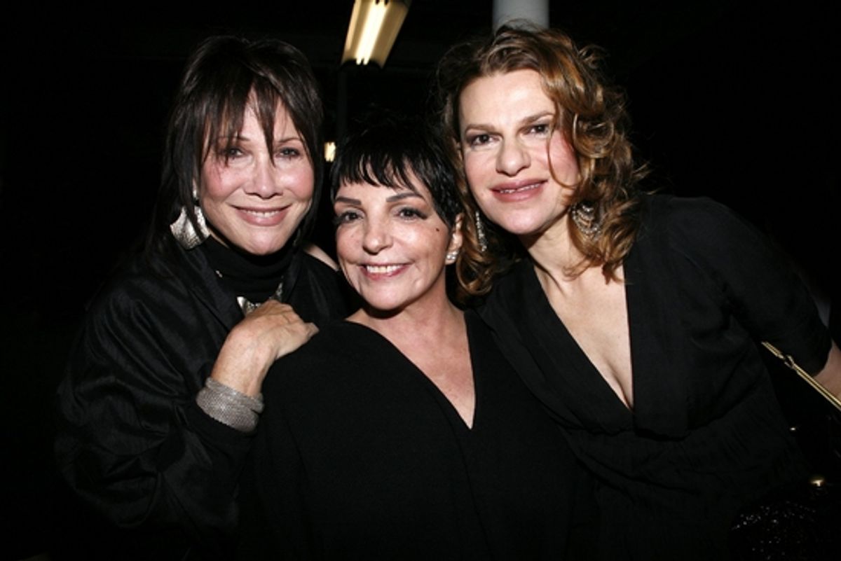 Michele Lee, Liza Minnelli and Sandra Bernhard at 